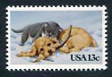 United States, 1982 Contemporary Christmas Issue Postcard Rate Stamp